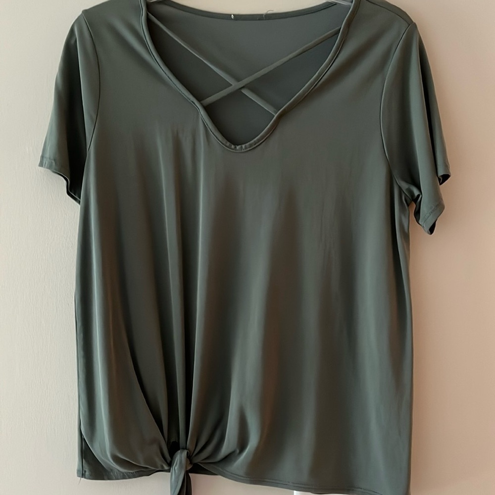 Green womens shirt